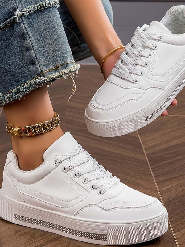 Lightweight breathable sneakers  soft sole casual shoes  white shoes