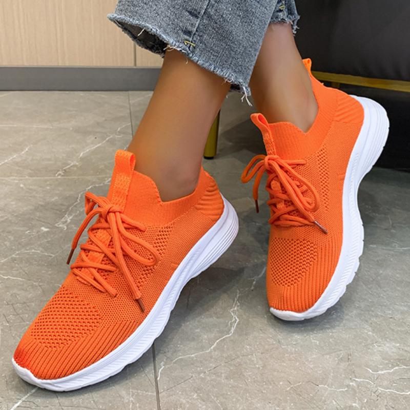 Women's Breathable Fly Woven Surface Lightweight Comfortable Casual Shoes